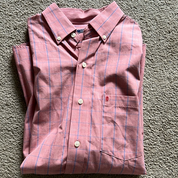 Izod Men’s Long Sleeve Dress Shirt Size Medium - Picture 1 of 7